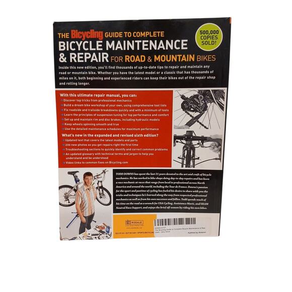 2010 The Bicycling Guide to Complete Bicycle Maintenance and Repair Todd Downs - Picture 2 of 16